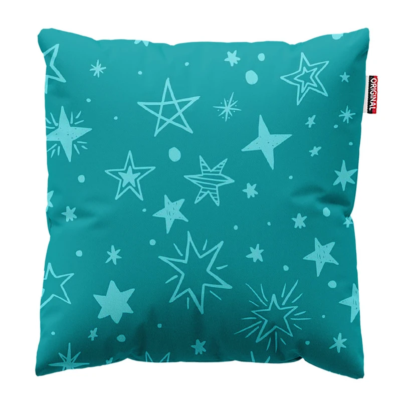 کوسن پاد آفرین طرح ستاره کد 2809 سایز 30*30 سانتی متر