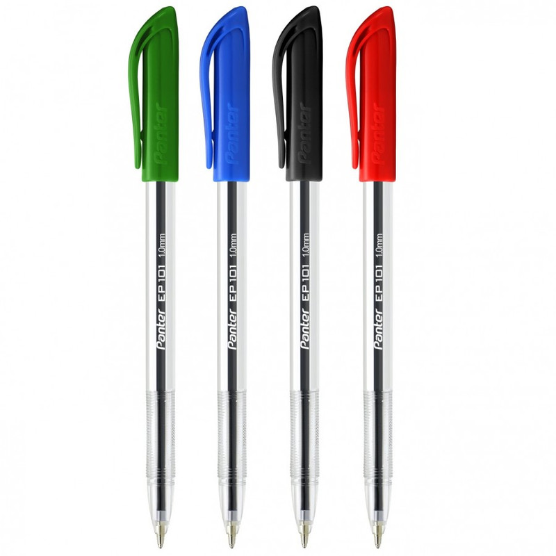 خودکار پنتر مدل EP101 کد 1014 بسته 3 عددی به همراه غلط گیر