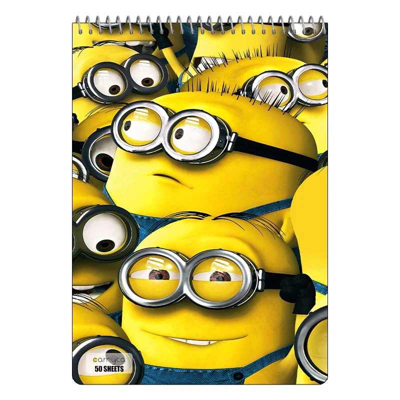 دفتر نقاشی 50 برگ سیمی کارنیکا طرح من نفرت انگیز Despicable Me کد 94856