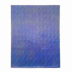 پارچه پرده عرض 3 متر مدل تور سیم دوزی شاین رنگ سرمه‌ای