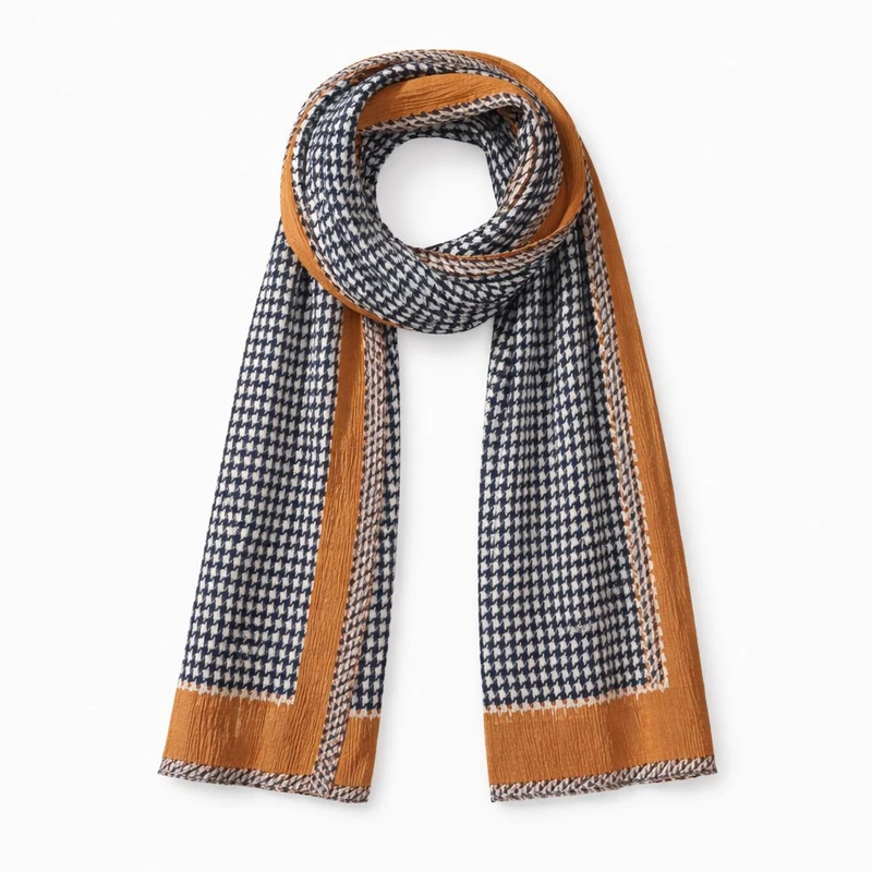 شال نخ زنانه مدل Nazgol742 با طول و عرض 180*55 سانتی‌متر