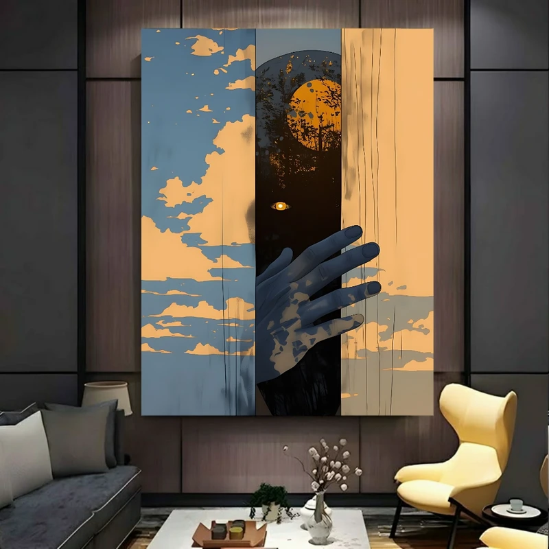 پوستر طرح نقاشی مدل مرموز کد FP106311