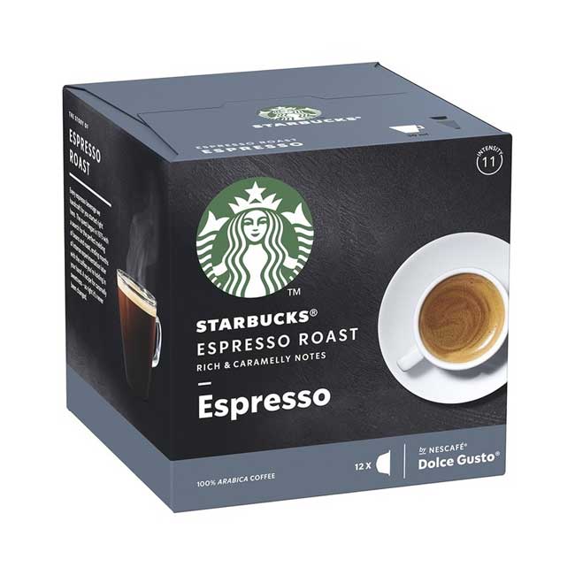 کپسول قهوه اسپرسو دولچه گوستو استارباکس بسته 12 عددی 