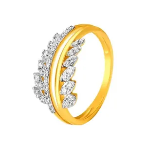  انگشتر طلا 18 عیار زنانه قیراط طرح مارکیز کد GH5061