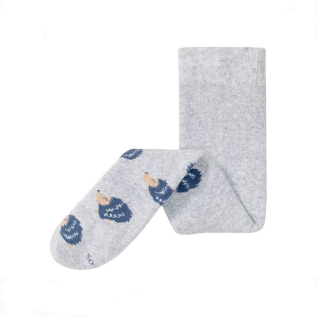 جوراب شلواری دخترانه لوپیلو مدل حوله ای طرح جوجه تیغی - - 1