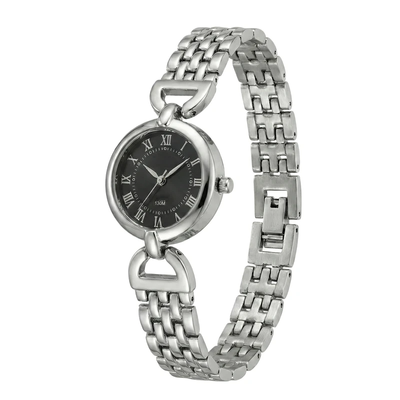 ساعت مچی عقربه‌ای کوارتز زنانه مدل لوکس دستبندی ظریف کد HC006