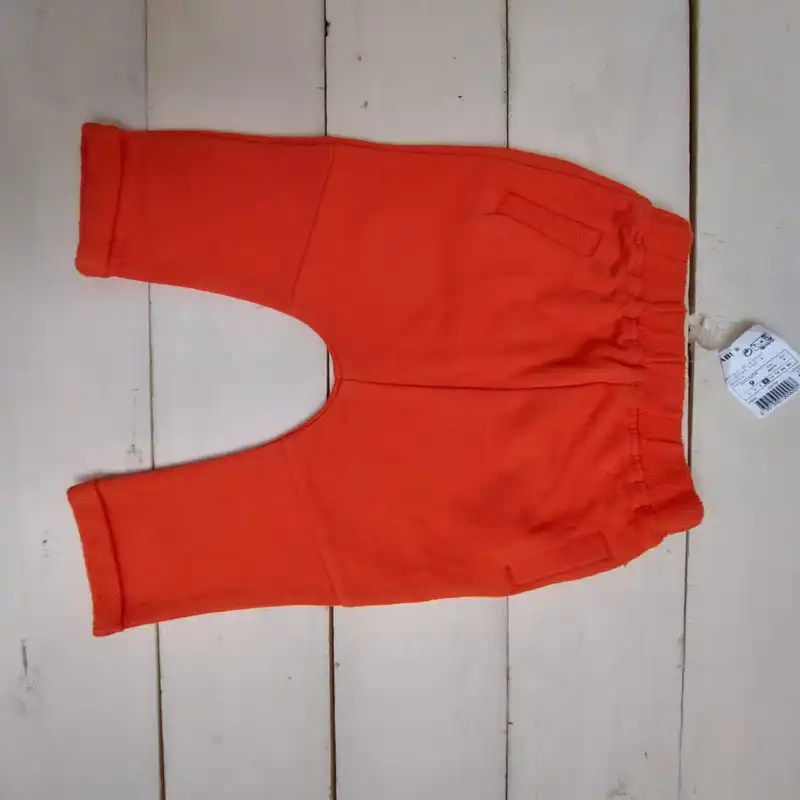 شلوار اسلش بچگانه کیابی مدل لوپیل رنگ نارنجی