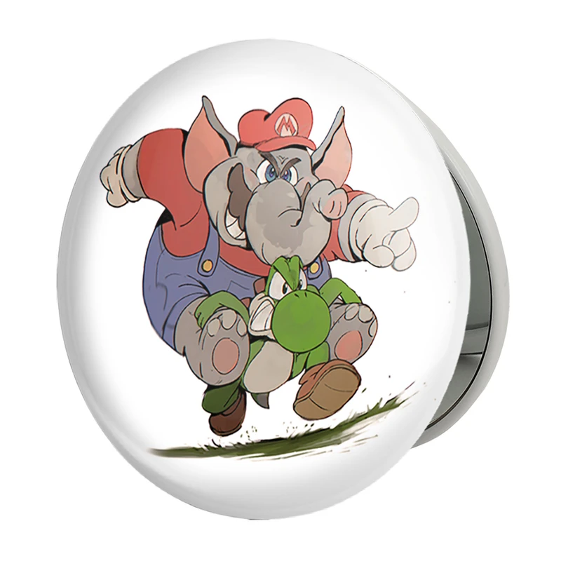 آینه جیبی خندالو طرح (Mario) بازی سوپر ماریو مدل تاشو کد 31526