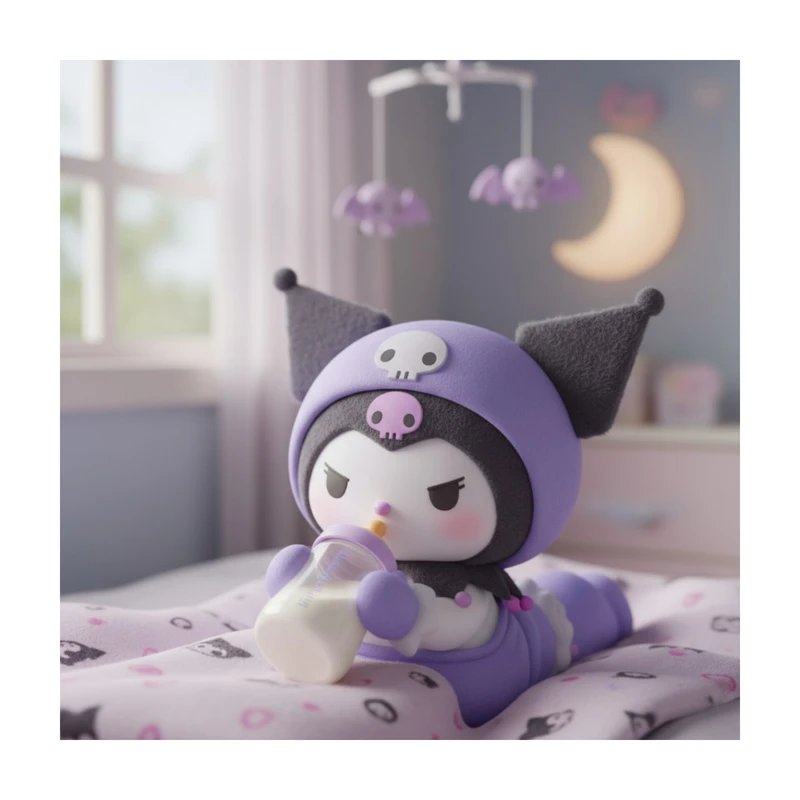 استیکر پارچه و لباس پاد آفرین مدل کارتونی کورومی نی نی جذاب کد 1166