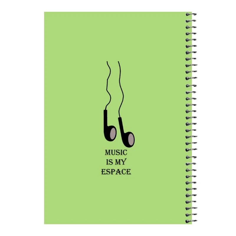 دفتر مشق 80 برگ اس جی مدل هندزفری کد۱   