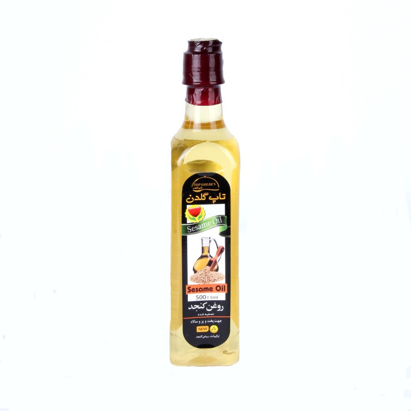 روغن کنجد تصفیه شده تاپ گلدن - 500 میلی لیتر