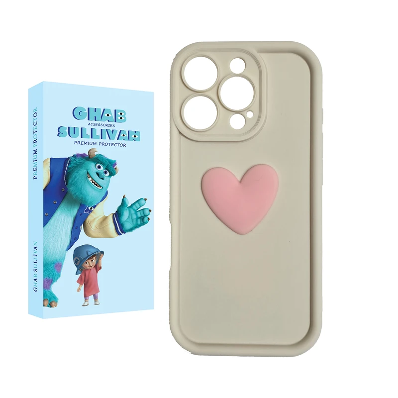 کاور قاب سالیوان مدل SOLID HEART مناسب برای گوشی موبایل اپل iPhone 16 Pro