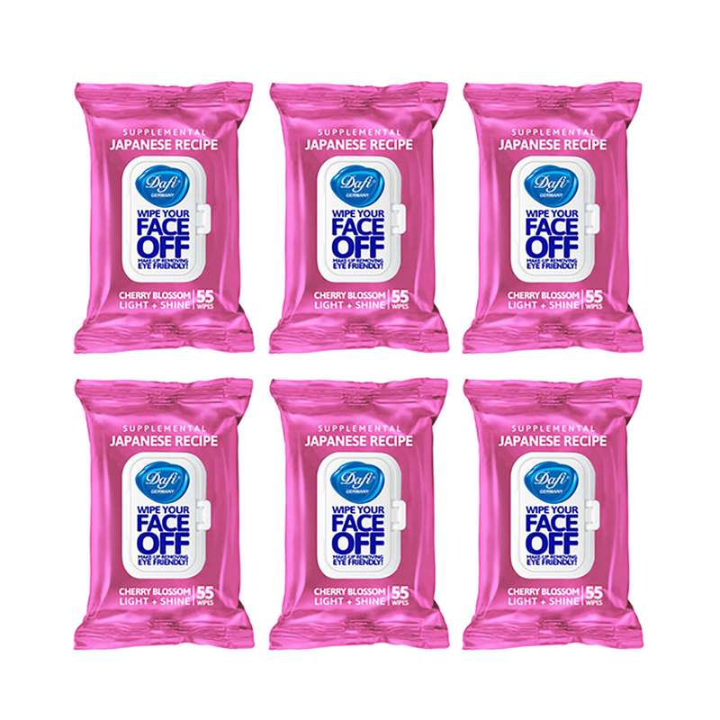 دستمال مرطوب دافی مدل JAPANESE CHERRY BLOSSOM مجموعه 6 عددی