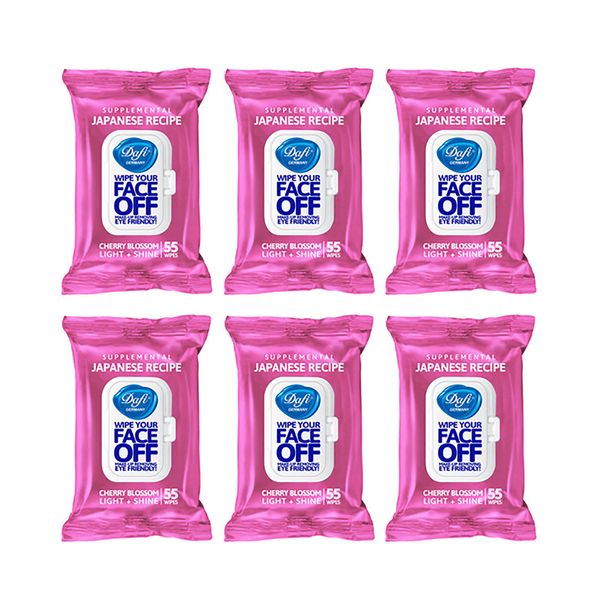 دستمال مرطوب دافی مدل JAPANESE CHERRY BLOSSOM مجموعه 6 عددی دستمال مرطوب دافی مدل JAPANESE CHERRY BLOSSOM مجموعه 6 عددی