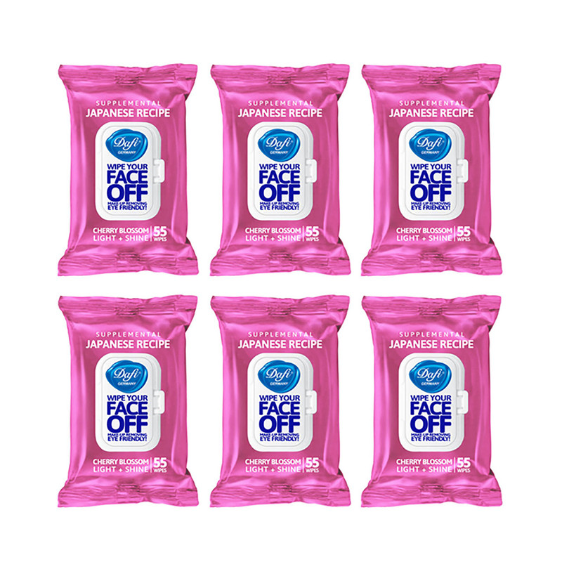 دستمال مرطوب دافی مدل JAPANESE CHERRY BLOSSOM مجموعه 6 عددی