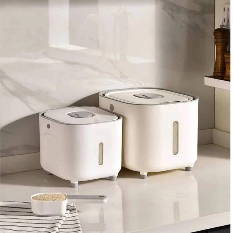 عکس شماره 5 : سطل برنج مدل مکعبی کد 1369n2180 ظرفیت 10 کیلوگرم