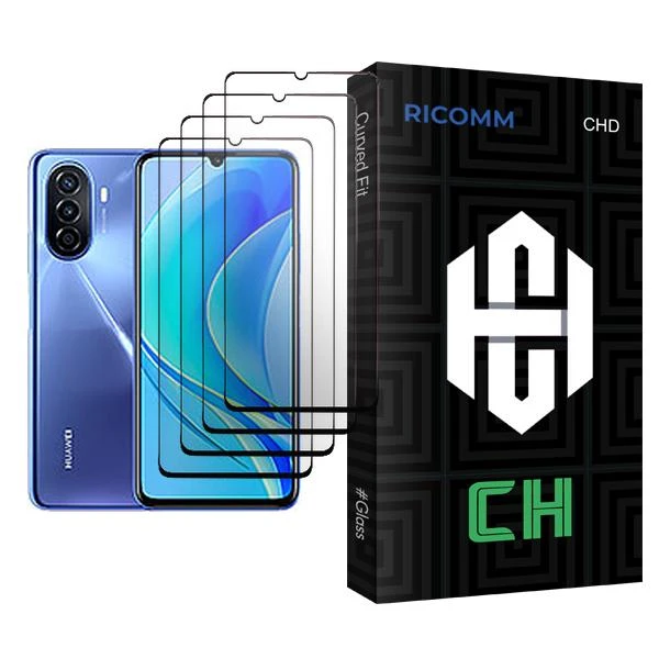 محافظ صفحه نمایش سرامیکی ریکام مدل CH Glass4 مناسب برای گوشی موبایل هوآوی nova Y70 Plus بسته چهار عددی