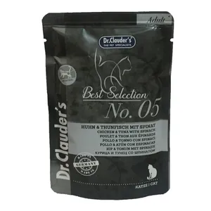 غذای پوچ گربه دکتر کلادرز مدل Best selection adult No.5 وزن 85 گرم