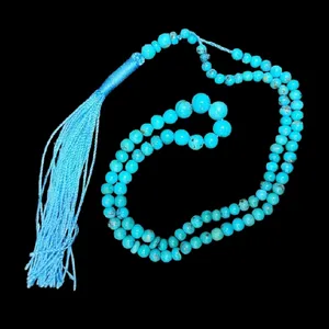 تسبیح مدل سنگ فیروزه نیشابور کد 86800