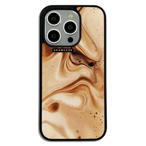 AKAM AMC-WA15PRO-COFFEE-3 Cover For Apple iPhone 15 Pro