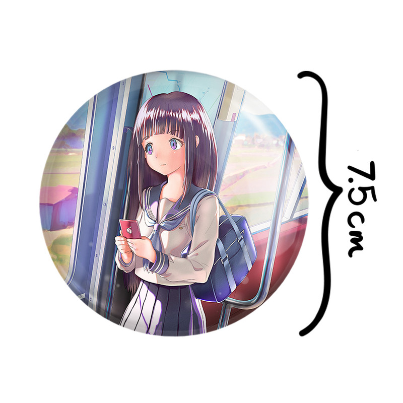 آینه جیبی خندالو مدل چیتاندا انیمه هیوکا Hyouka  کد 17061