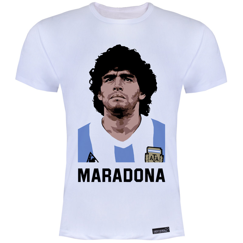 تی شرت آستین کوتاه مردانه 27 مدل Maradona کد MH1370