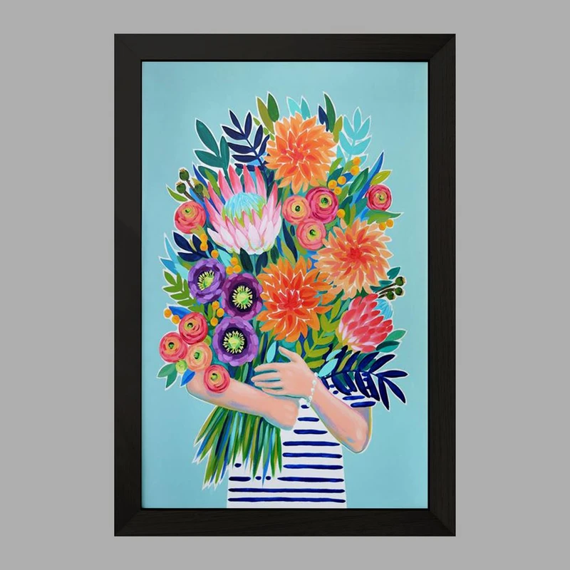 تابلو خندالو مدل گل کد 8398