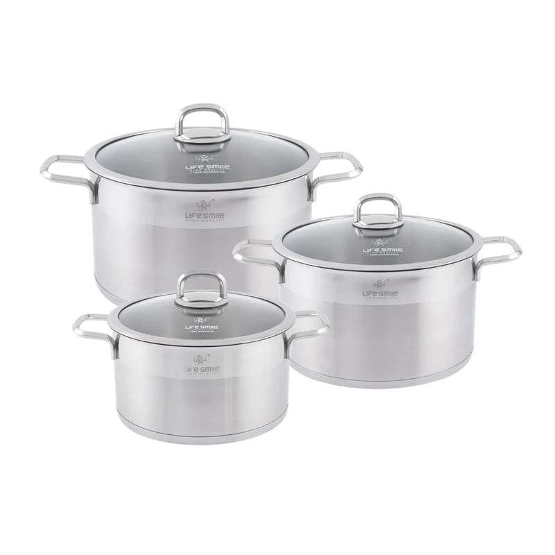 سرویس پخت و پز 6 پارچه لایف اسمایل مدل LIFEP12-6