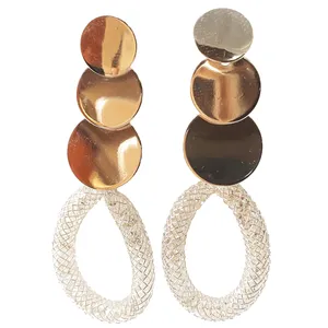 گوشواره زنانه مدل توری کد E.SA.10