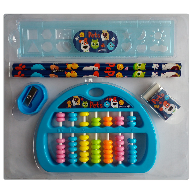 بسته لوازم التحریر مدل Pets مجموعه 6 عددی