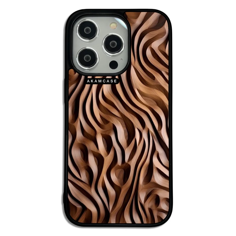 کاور آکام مدل AMC-WA14PRO-WOOD-7 مناسب برای گوشی موبایل اپل iPhone 14 Pro