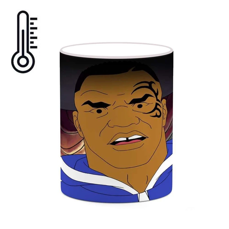 ماگ حرارتی کاکتی مدل کارتون Mike Tyson Mysteries کد mgh22762