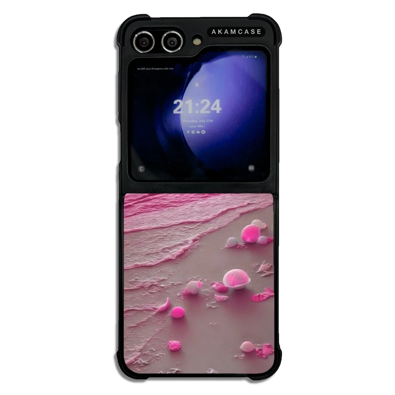 کاور آکام مدل AMC-WSGZFLIP5-PEARL8 مناسب برای گوشی موبایل سامسونگ Galaxy Z Flip 5