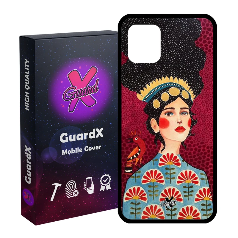 کاور گارد ایکس طرح Girl مدل Glass10179 مناسب برای گوشی موبایل سامسونگ Galaxy Note 10 Lite