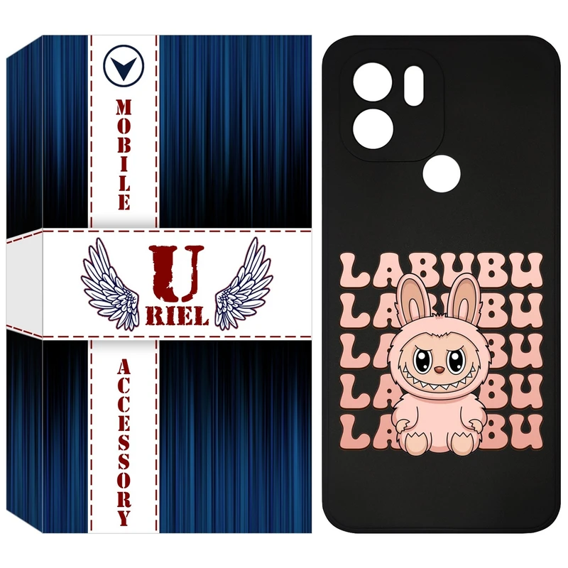 کاور یوریل قاب مدل KSH کد 133 طرح عروسک لبوبو مناسب برای گوشی موبایل شیائومی Redmi A1 Plus / A2 Plus / Poco C50