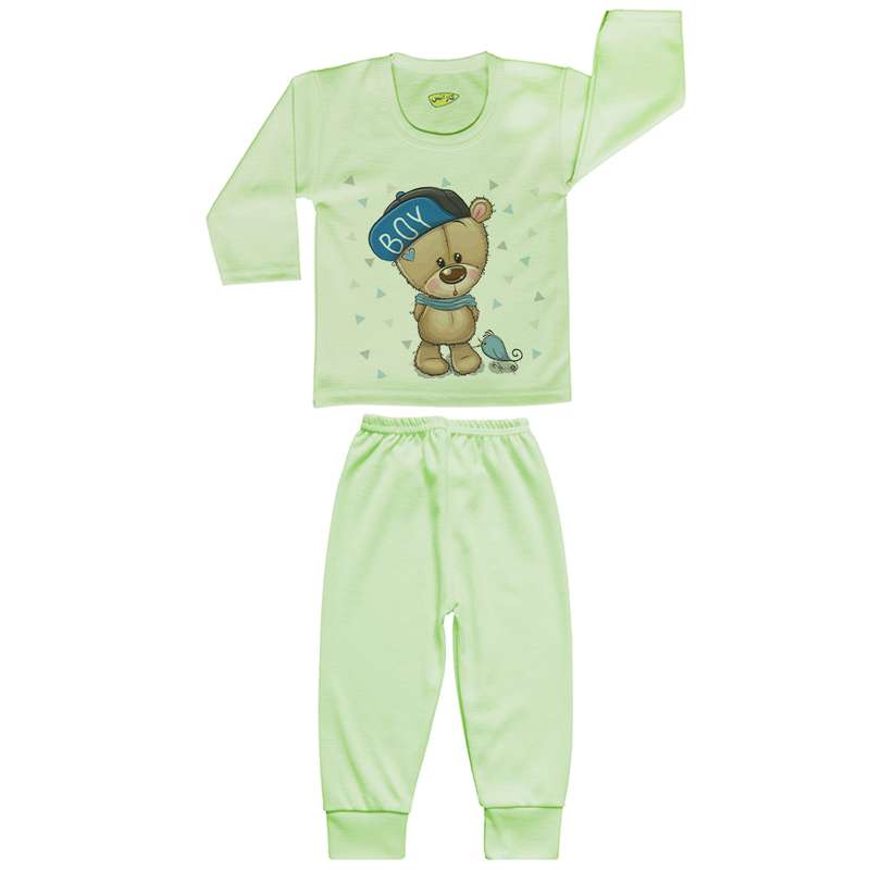 ست تی شرت و شلوار نوزادی کارانس مدل SBSG-3180