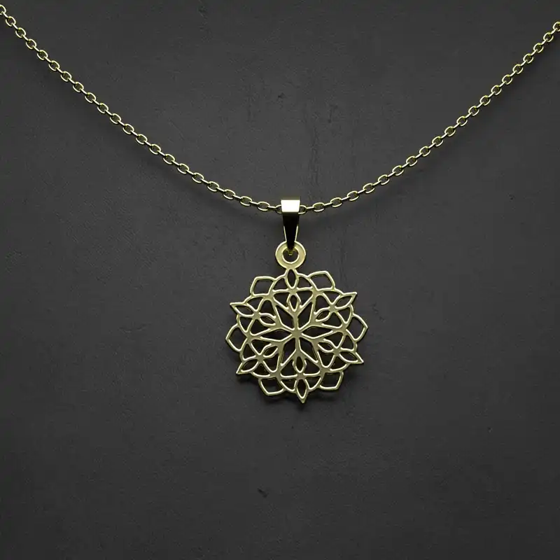 گردنبند طلا 18 عیار زنانه مدوپد مدل اشک کد CA10538