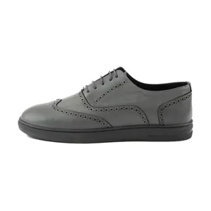 کفش روزمره مردانه مارال چرم مدل تورین 3100-Gray
