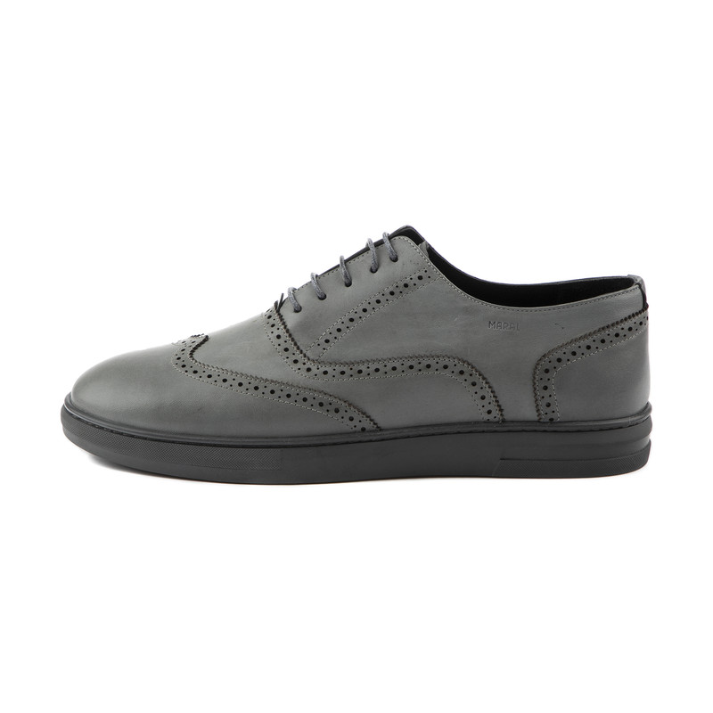 کفش روزمره مردانه مارال چرم مدل تورین 3100-Gray