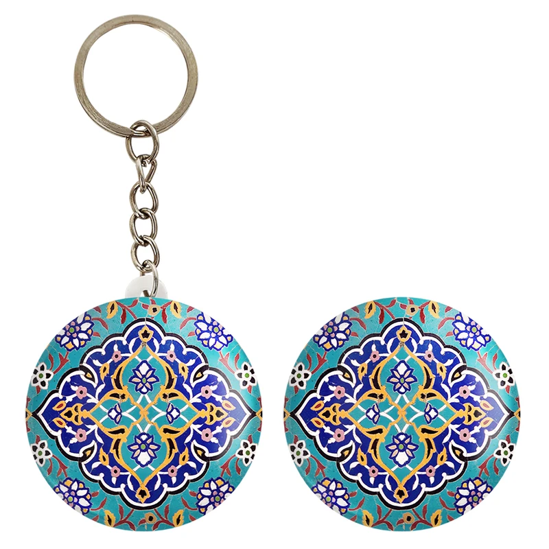 پیکسل خندالو مدل کاشی کد 2159 به همراه جاکلیدی