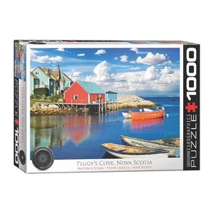 پازل 1000 تکه یوروگرافیکس پازلز مدل Peggy’s Cove, Nova Scotia كد 60005438
