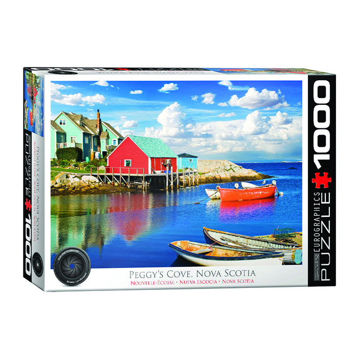 پازل 1000 تکه یوروگرافیکس پازلز مدل Peggy’s Cove, Nova Scotia كد 60005438
