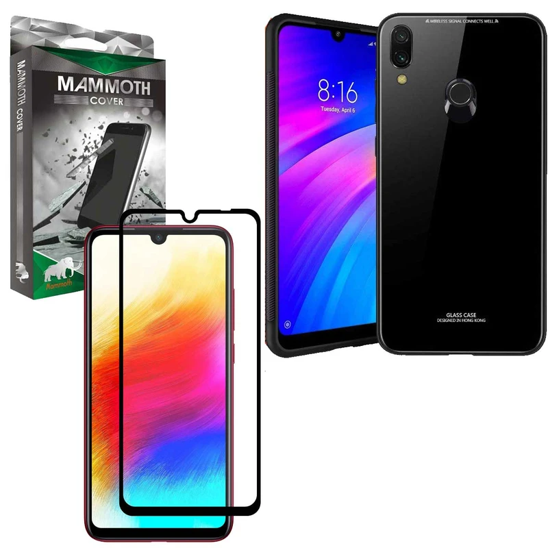 کاور ماموت مدل PG-MA-BND مناسب برای گوشی موبایل شیائومی Redmi 7 به همراه محافظ صفحه نمایش