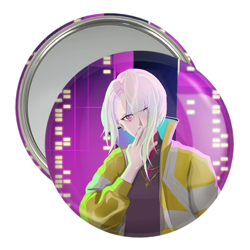 آینه جیبی خندالو مدل لوسی انیمه سایبرپانک کد 23976