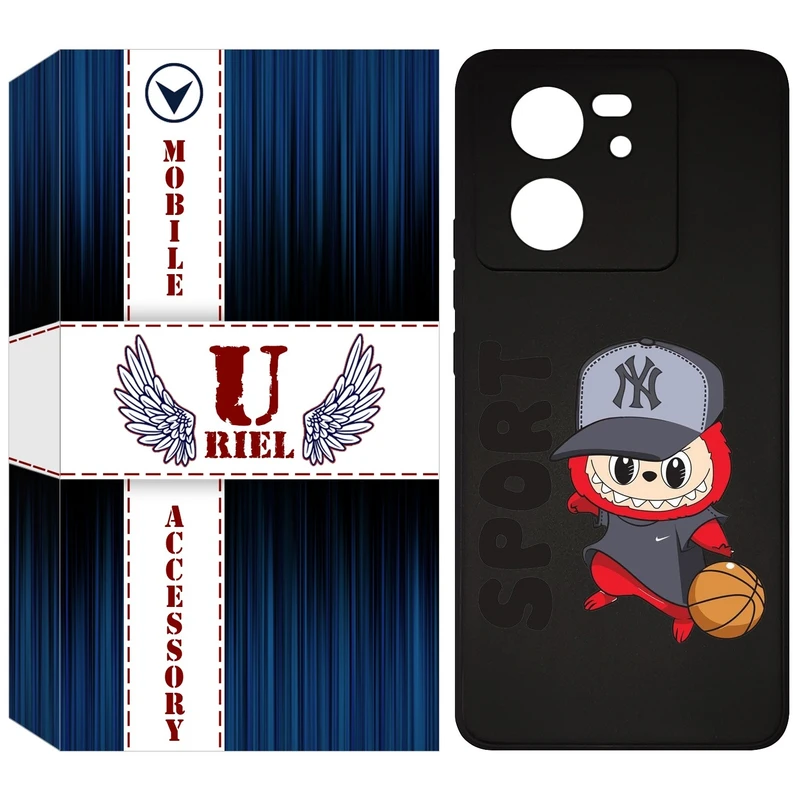 کاور یوریل قاب مدل KSH کد 148 طرح عروسک لبوبو مناسب برای گوشی موبایل شیائومی 13T / 13T Pro / Redmi K60 Ultra