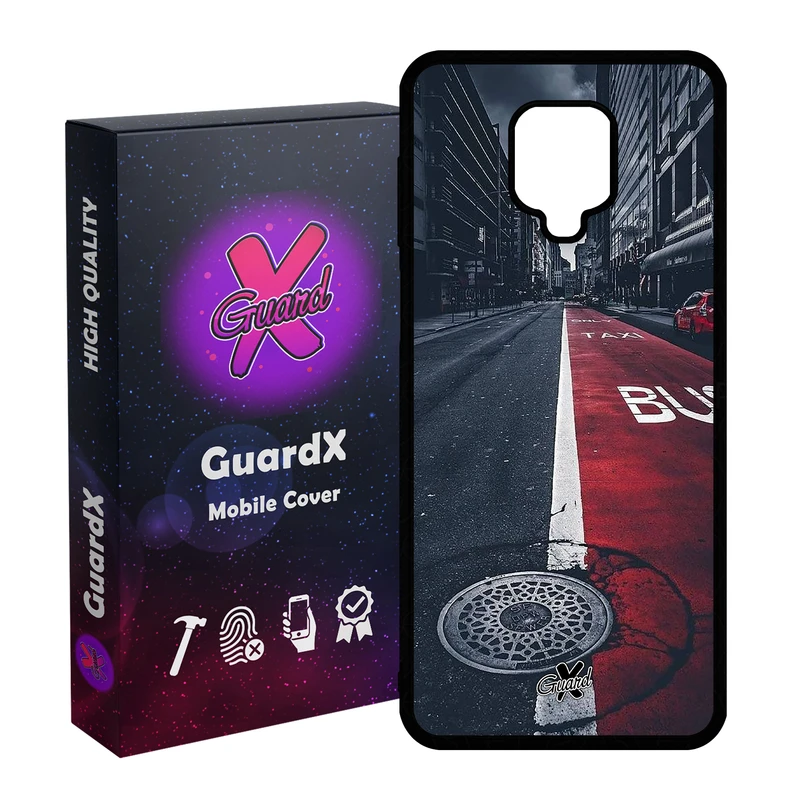 کاور گارد ایکس طرح Street مدل Glass10076 مناسب برای گوشی موبایل شیائومی Redmi Note 9S / Note 9 Pro / Note 9 Pro Max