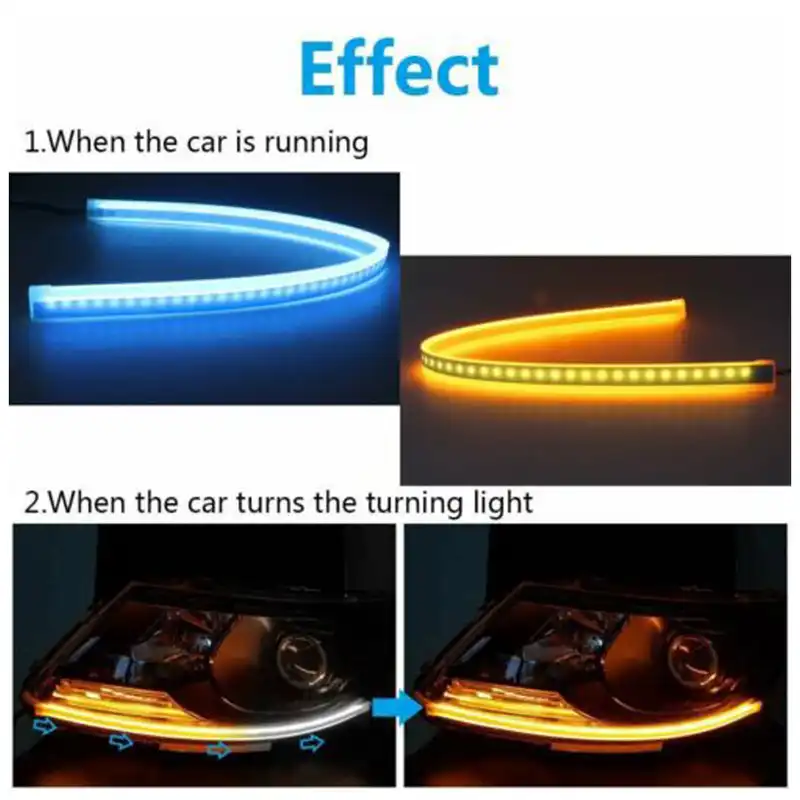 چراغ ال ای دی خودرو مدل GUIDE LAMP رانینگ بسته 2 عددی