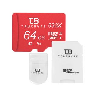 نقد و بررسی کارت حافظه microSDXC تروبایت مدل 633X-A2-V30 کلاس 10 استاندارد UHS-I U3 سرعت 95MBps ظرفیت 64 گیگابایت به همراه کارت خوان توسط خریداران
