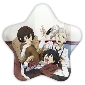 پیکسل خندالو طرح اتسوشی و رانپو و دازای انیمه سگ های ولگرد بانگو مدل ستاره ای کد 11792