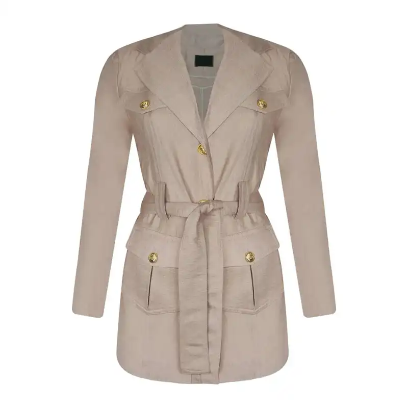 مانتو کتی زنانه مدل لینن کد 1122